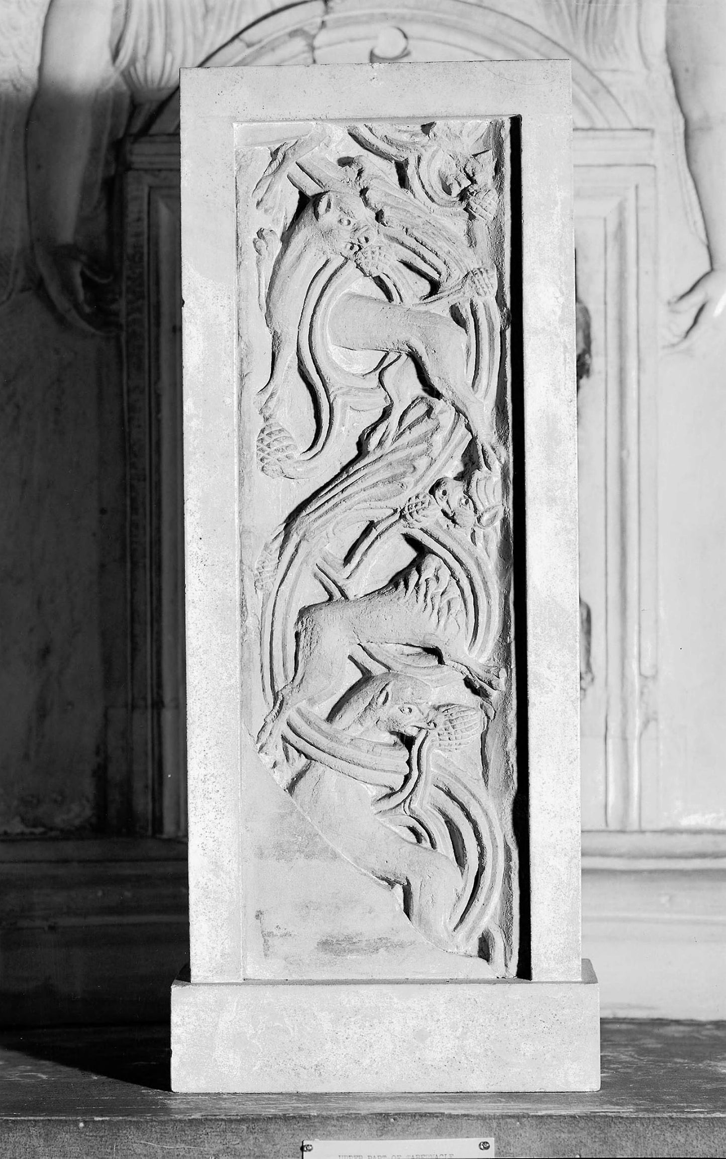Fragment of Animal Frieze -  Italian, Lombardy,  Poster Print Wall Art
