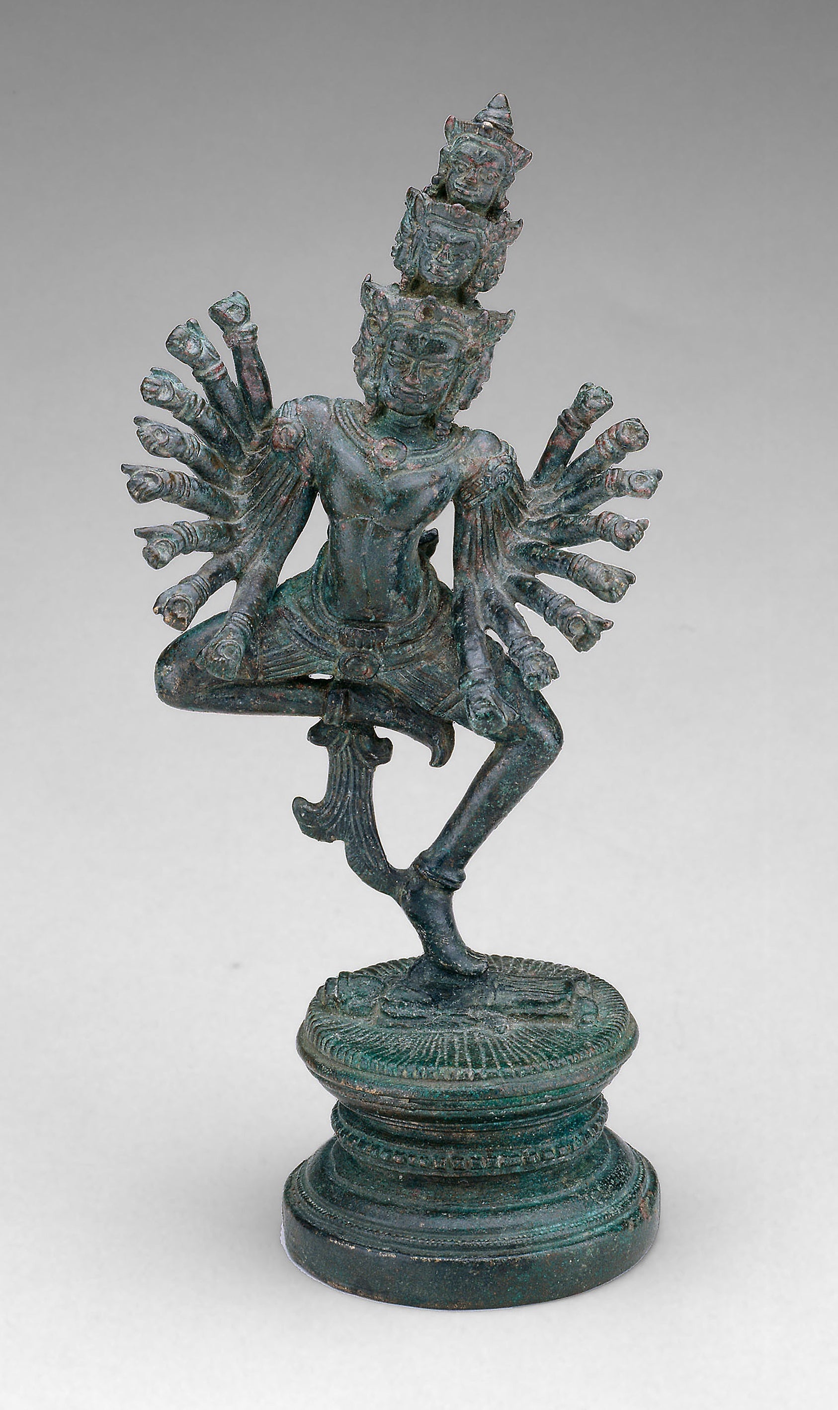 Dancing Hevajra (Ardhaparyanka): Cambodia,16x12"(A3) Poster