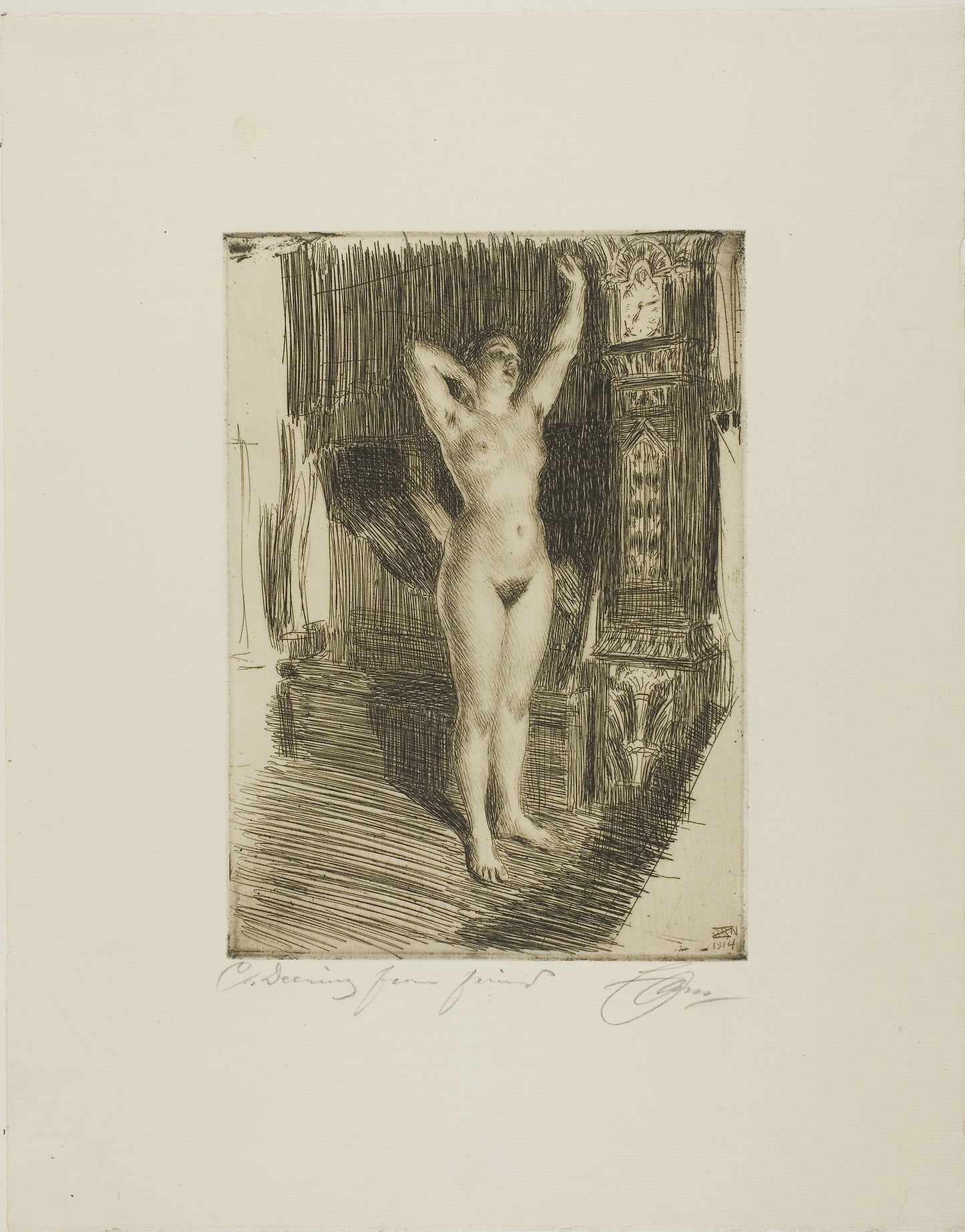 Early -  Anders Zorn,  Poster Print Wall Art