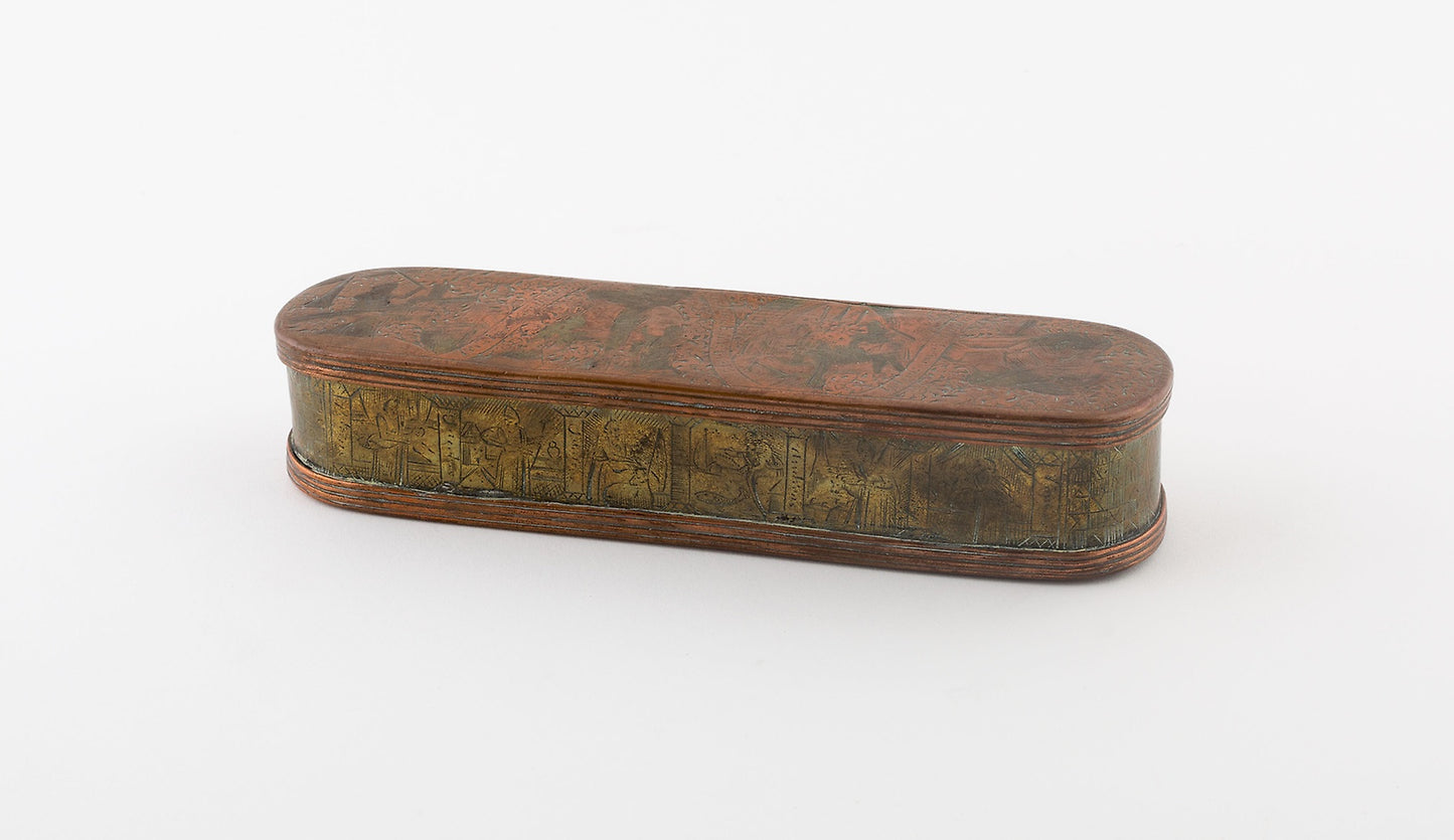 Tobacco Box with Scenes Related to the Crucifixion -  Probably Amsterdam, Netherlands,  Poster Print Wall Art