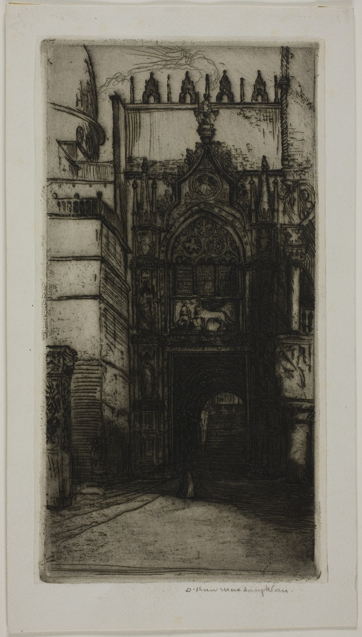 Portal of the Ducal Palace, Venice -  Donald Shaw MacLaughlan,  Poster Print Wall Art