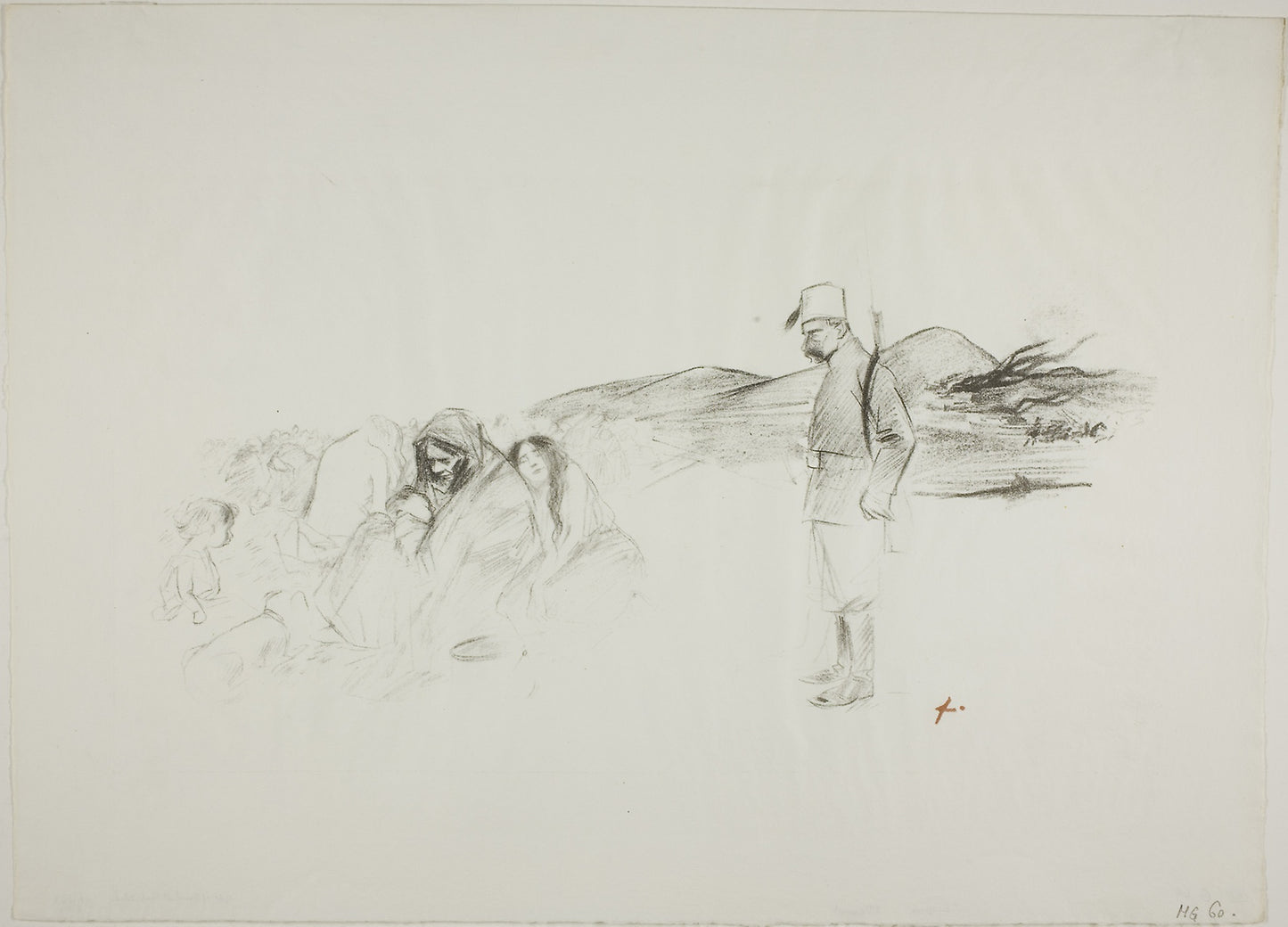 In Greece -  Jean Louis Forain,  Poster Print Wall Art