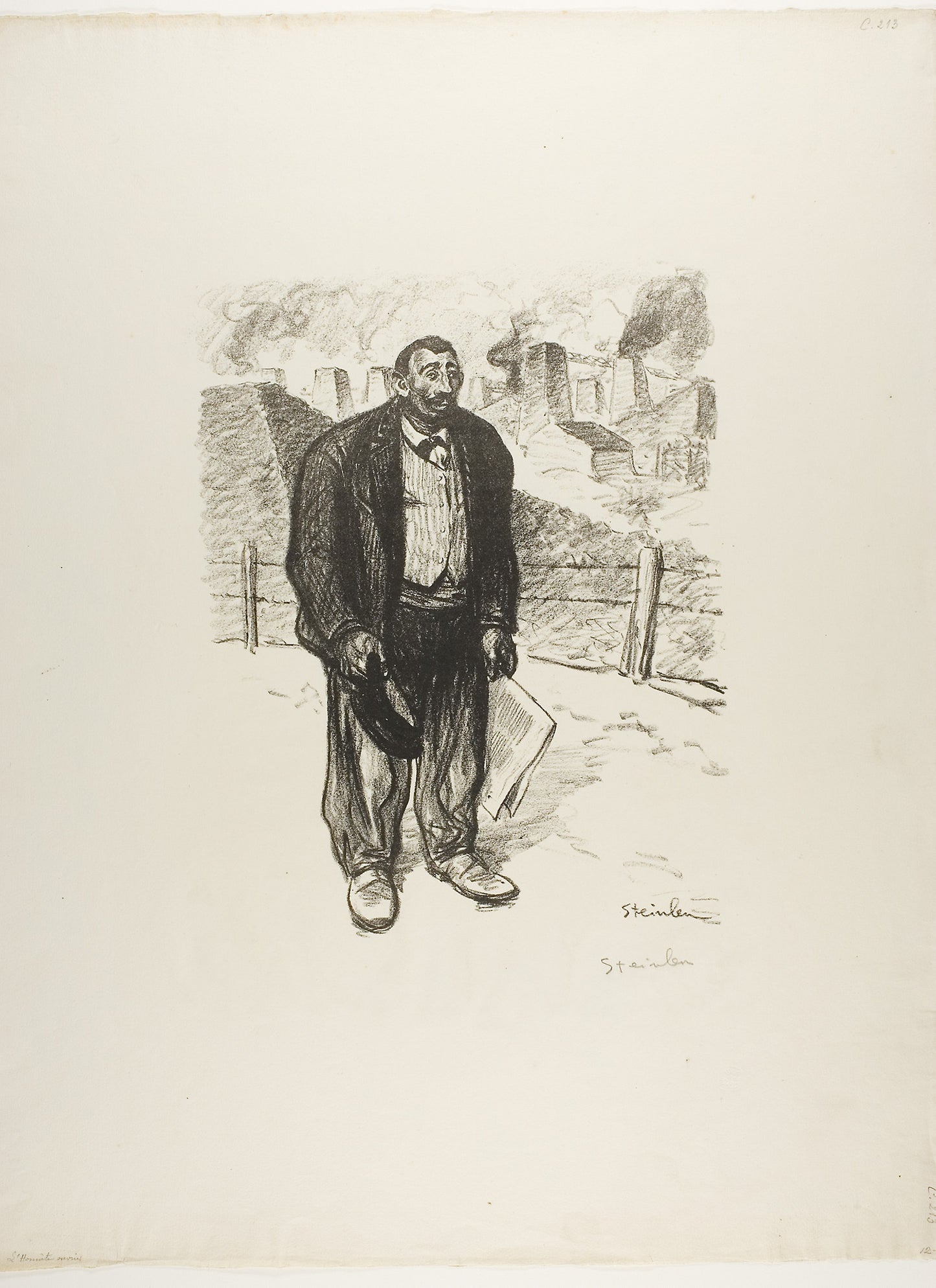 Honest Worker -  Théophile-Alexandre Steinlen,  Poster Print Wall Art