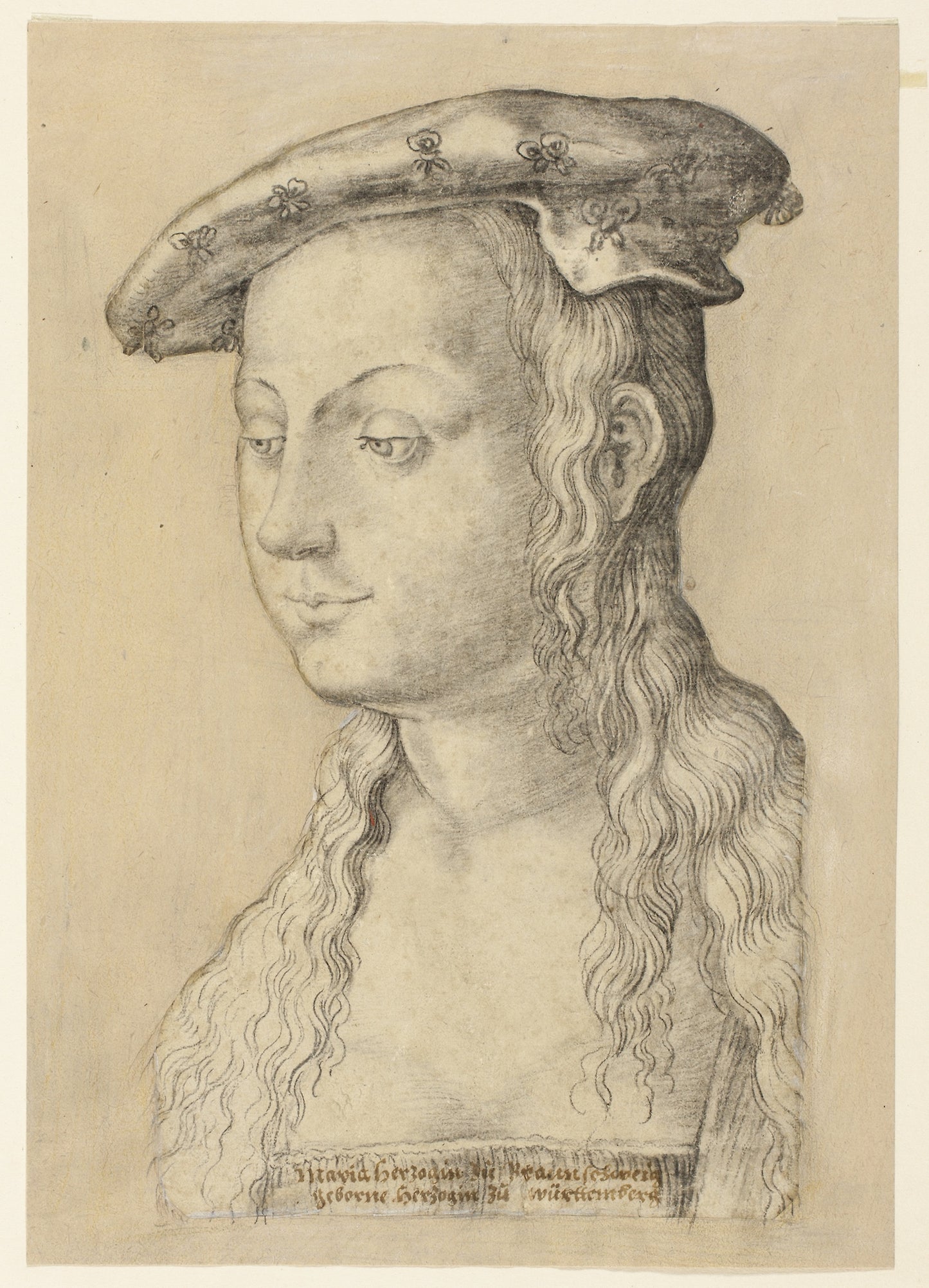 Maria Duchess of Brunswick, Born Duchess of Wurttemburg -  Attributed to Christoph Schwarz,  Poster Print Wall Art
