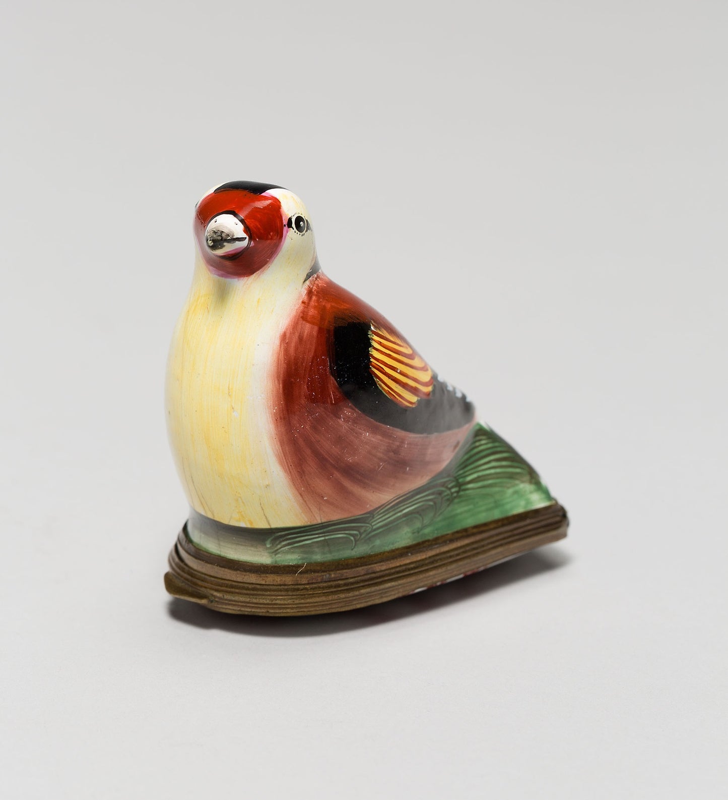 Bonbonnière in the Shape of a Gold Finch -  South Staffordshire, England,  Poster Print Wall Art