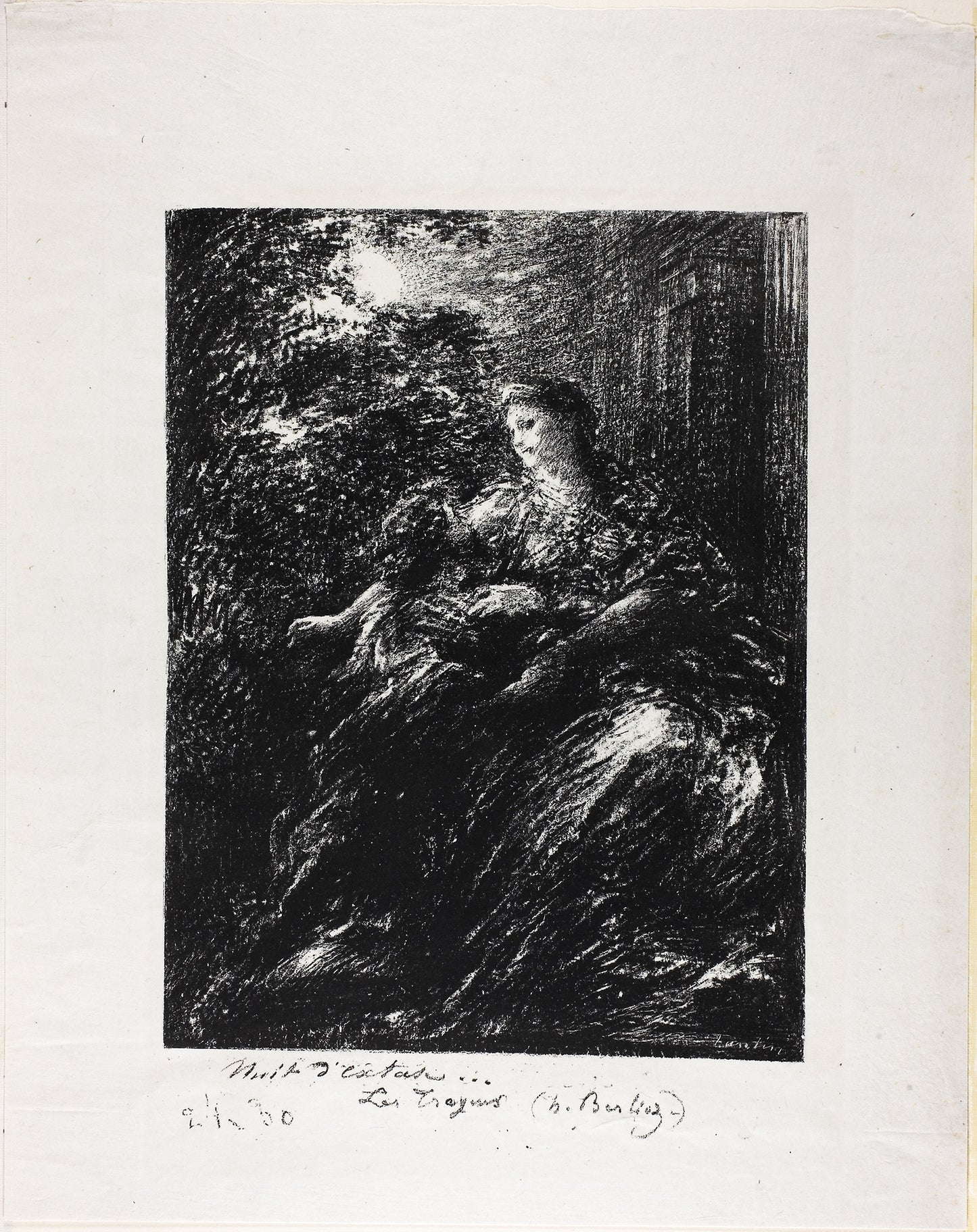 Duet of the Trojans, sixth plate -  Henri Fantin-Latour,  Poster Print Wall Art