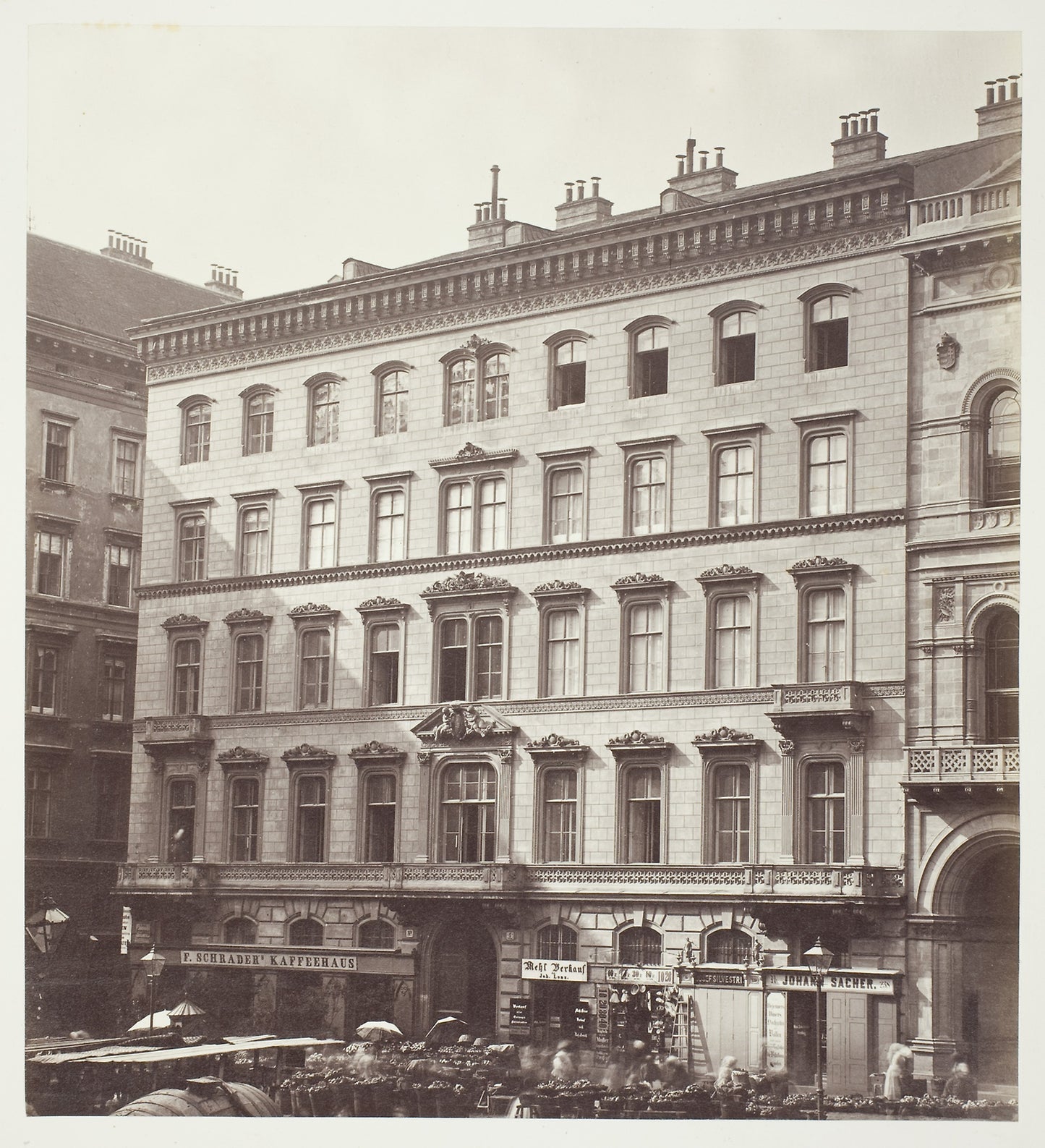 Freyung No. 1, Wohnhaus des Grafen M. Hardegg -  Artist unknown ,  Poster Print Wall Art