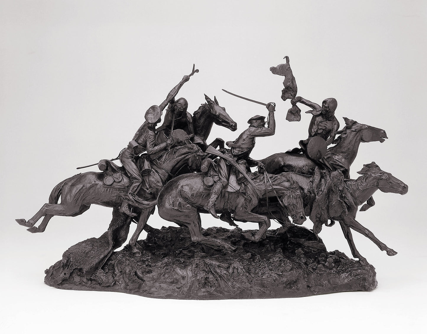 The Old Dragoons of 1850 -  Frederic Remington,  Poster Print Wall Art