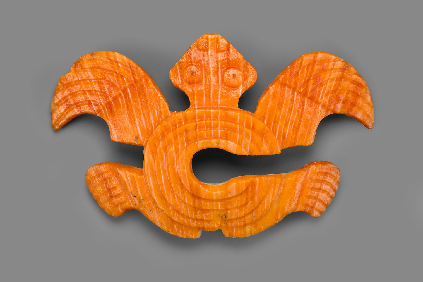 Nose Ornament in the Form of a Turtle with C-shaped Body -  Coclé,  Poster Print Wall Art