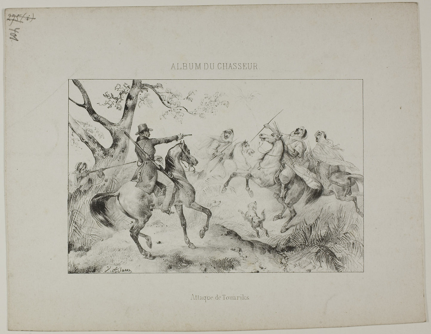 Attack of the Turks -  Victor Adam,  Poster Print Wall Art