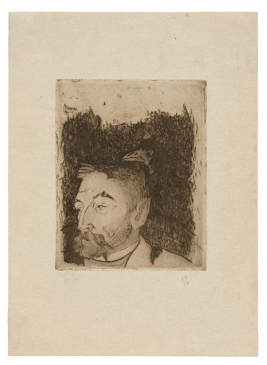 Portrait of Stéphane Mallarmé: Paul Gauguin,16x12"(A3) Poster