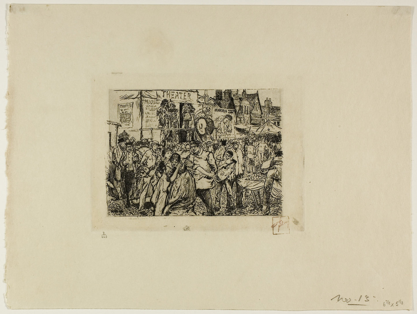 An Illustration -  Robert Frederick Blum,  Poster Print Wall Art