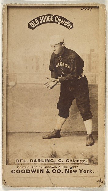 :Dell Darling Catcher Chicago from the Old Judge series for-16x12"(A3) Poster