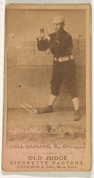 :Dell Darling Catcher from the Old Judge series for Old Judg-16x12"(A3) Poster