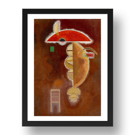 Depressed 1929 by Wassily Kandinsky, 17x13" Frame