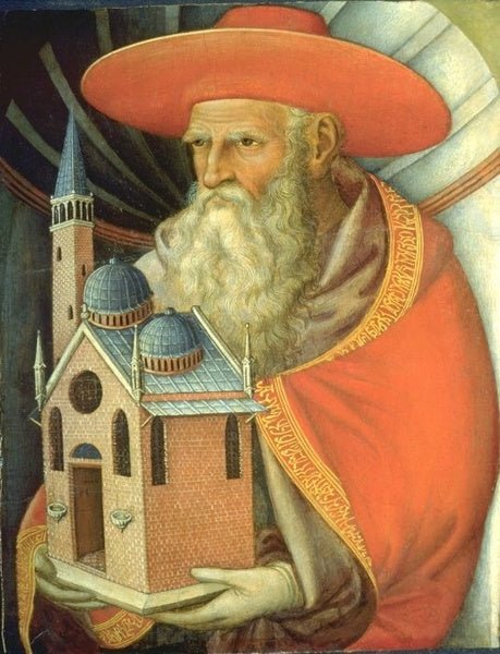 Der heilige Hieronymus, vintage artwork by Jacopo Bellini, A3 (16x12") Poster Print
