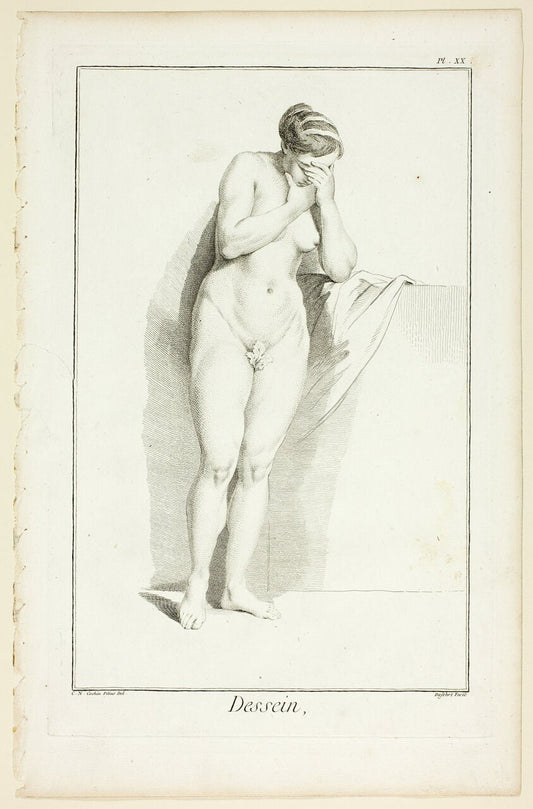 Design by  Figure from Encyclopedie by  A. J. Defehrt (French, active 18th century),23x16"( A2 size ) Poster Print