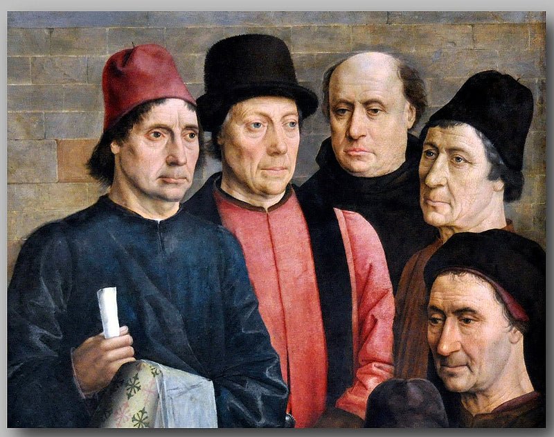 Diptych of The Justice of Emperor Otto (Detail), vintage artwork by Dieric Bouts, A3 (16x12") Poster Print