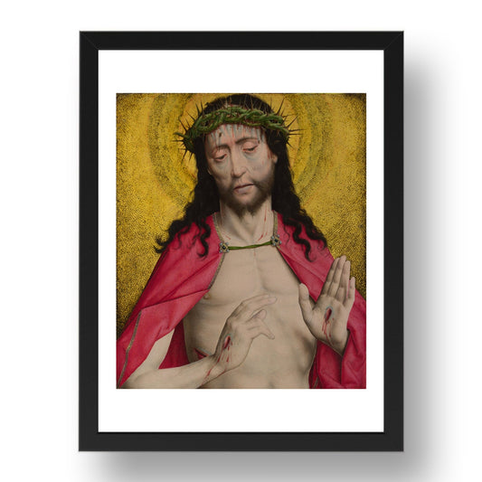 Dirk Bouts: Christ Crowned with Thorns, Poster in 17x13"(A3) Frame