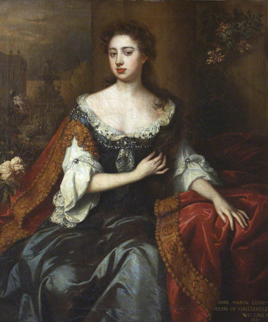 Anne Mason (1666?–1753), Countess of Macclesfield, vintage artwork by Willem Wissing, 12x8" (A4) Poster