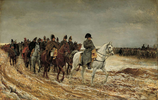 The French Campaign, vintage artwork by Jean-Louis Ernest Meissonier, A3 (16x12") Poster Print
