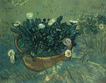 Bowl with Daisies, vintage artwork by Vincent van Gogh, 12x8" (A4) Poster