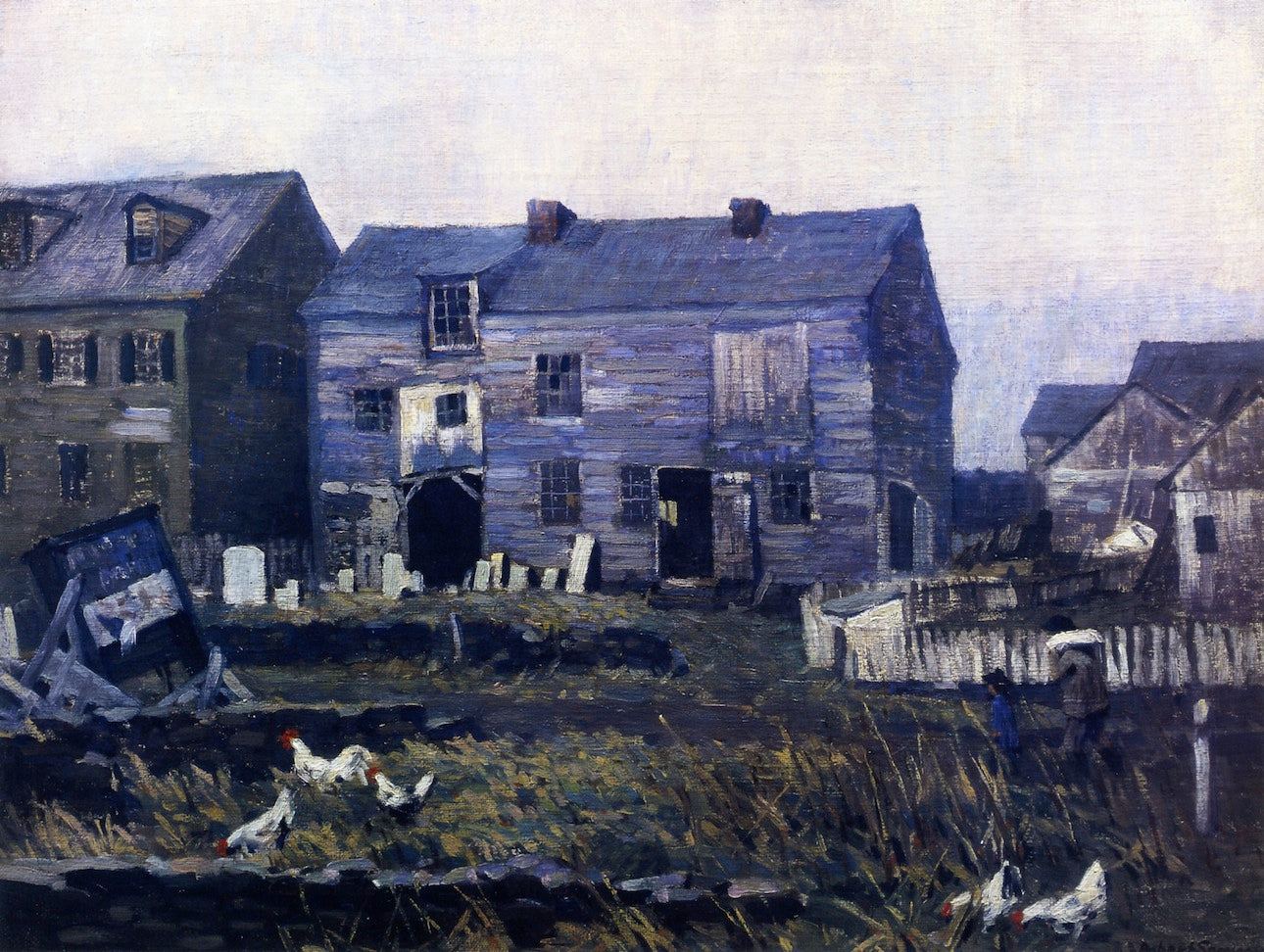 The Marble Shop by Robert Spencer,16x12(A3) Poster