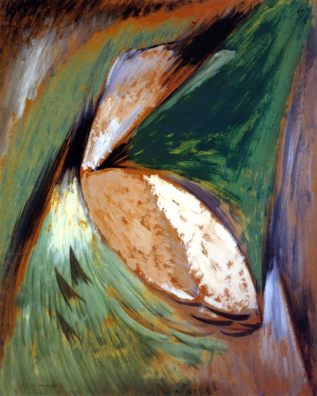 Abstraction: Fishing by Alfred Henry Maurer,A3(16x12")Poster
