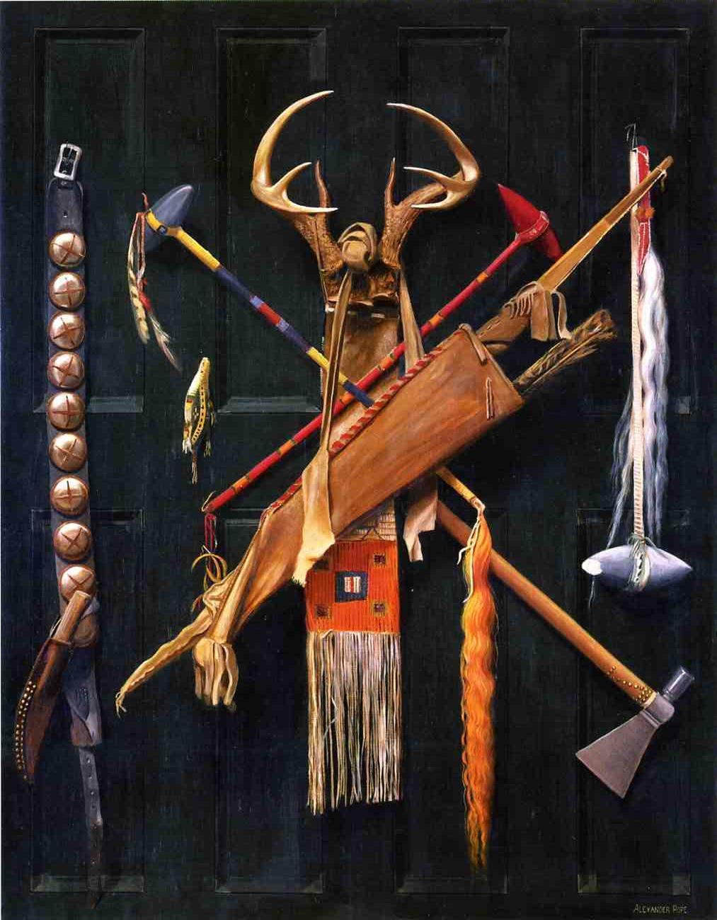 Weapons of War, vintage artwork by Alexander Pope, 12x8" (A4) Poster