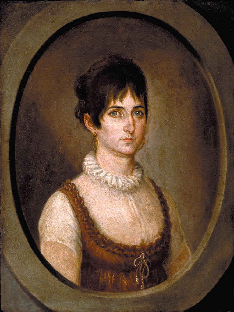 Isabel O'Daly, vintage artwork by Jose Campeche y Jordán, 12x8" (A4) Poster