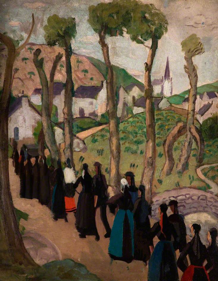 The Procession by John S. Currie,16x12(A3) Poster
