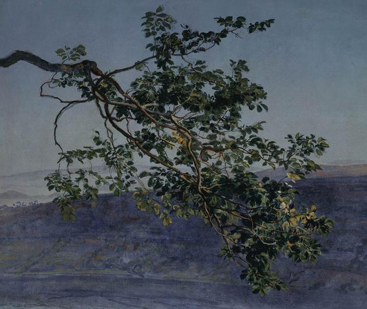 A Branch, vintage artwork by Alexander Ivanov, A3 (16x12") Poster Print