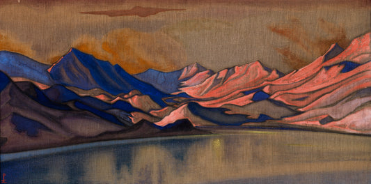 Baralacha, vintage artwork by Nicholas Roerich, 12x8" (A4) Poster
