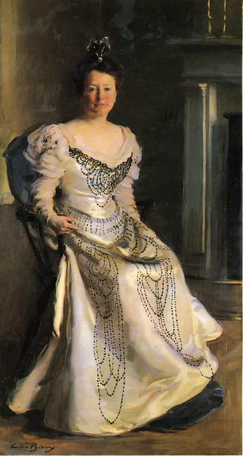 Mrs. Robert Abbe by Cecilia Beaux,A3(16x12")Poster