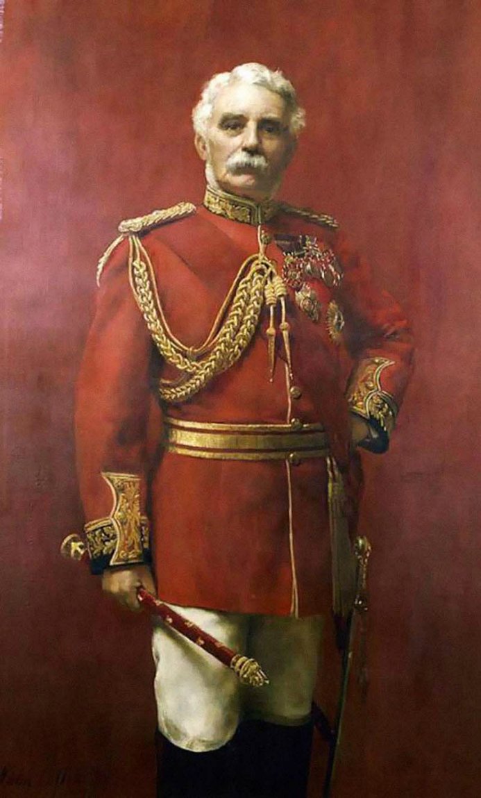 Field-marshall B. F. Haines, vintage artwork by John Maler Collier, 12x8" (A4) Poster