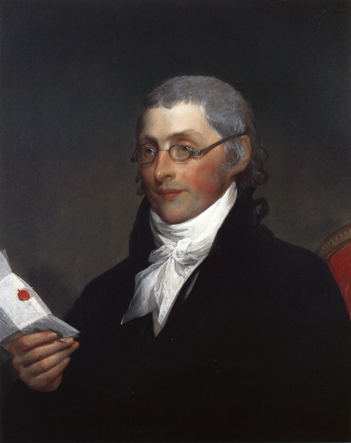 Edward Penington, vintage artwork by Gilbert Stuart, 12x8" (A4) Poster