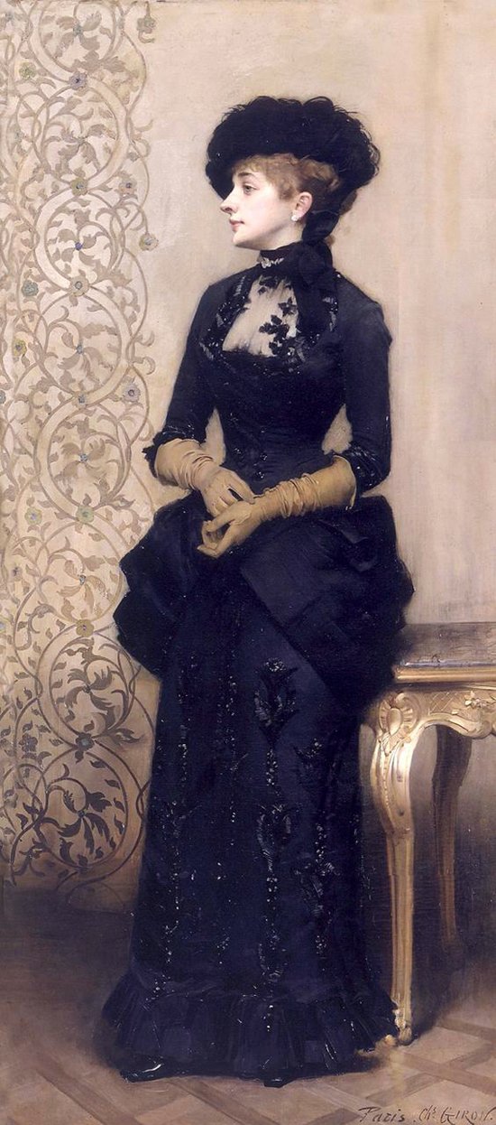 La Parisienne, vintage artwork by Charles Giron, 12x8" (A4) Poster