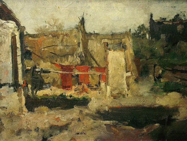 Back Yards at Borger by Floris Verster,A3(16x12")Poster