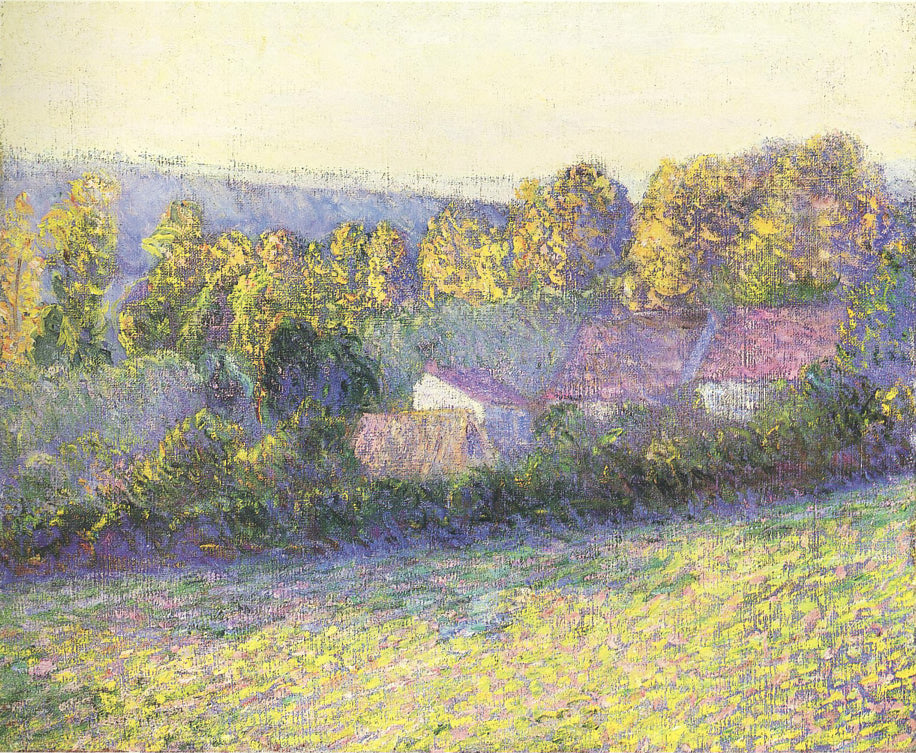 Autumn Afternoon, Giverny, vintage artwork by Lilla Cabot Perry, 12x8" (A4) Poster