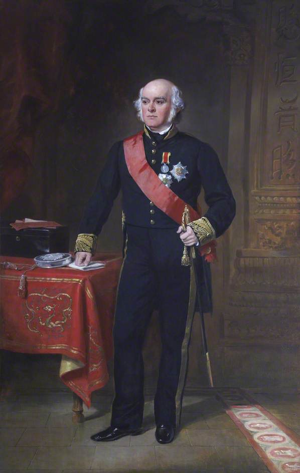 James Bruce, 8th Earl of Elgin and 12th Earl of Kincardine, Governor General of India, vintage artwork by Sir Francis Grant, P.R.A., A3 (16x12") Poster Print