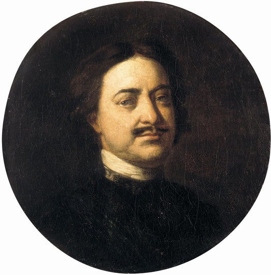 Peter the Great, vintage artwork by Ivan Nikitin, 12x8" (A4) Poster