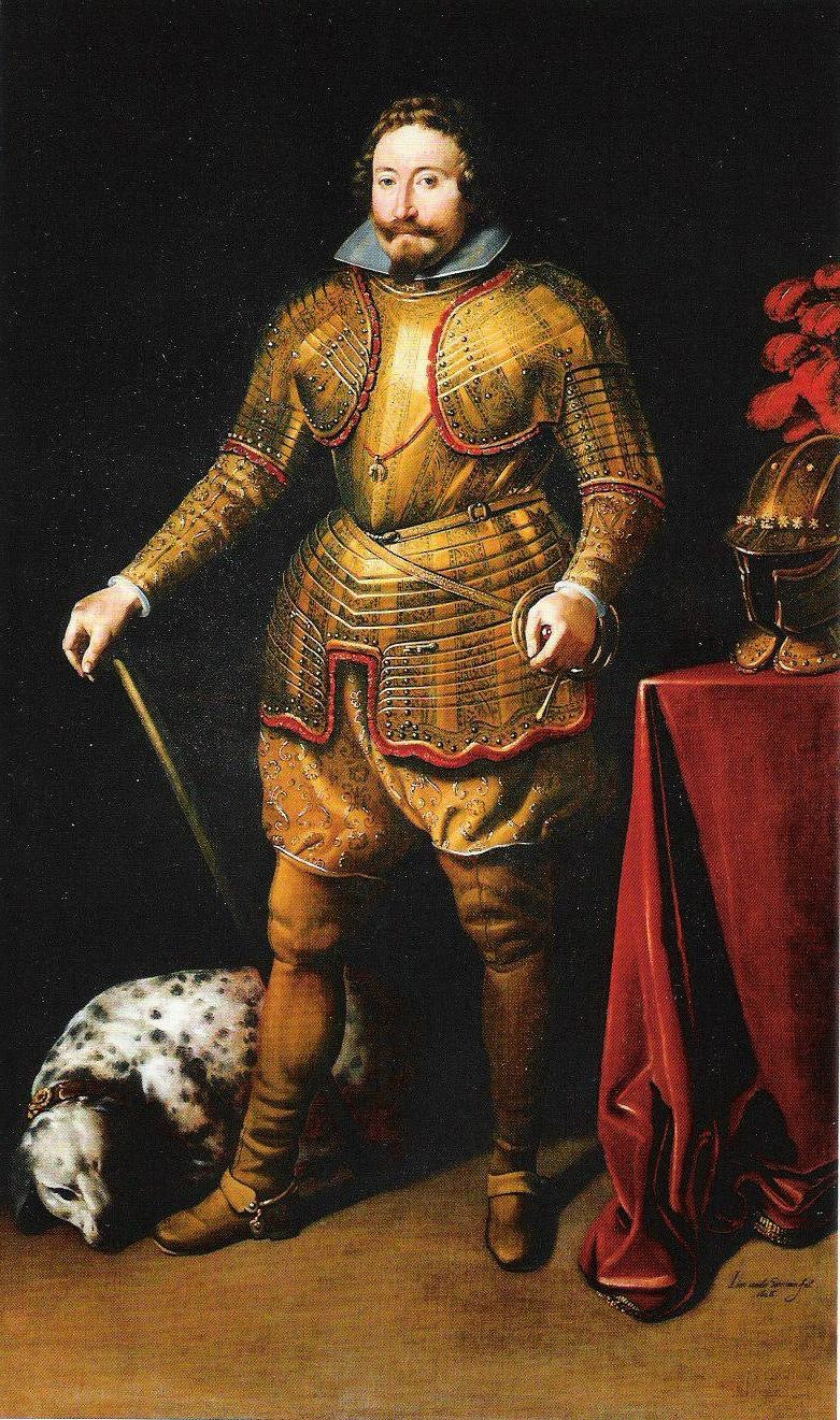 Jean de Croy, Compte de Soire II, vintage artwork by Juan van der Hamen, 12x8" (A4) Poster