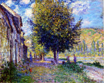 Banks of the Seine at Lavacourt, vintage artwork by Claude Monet, 12x8" (A4) Poster