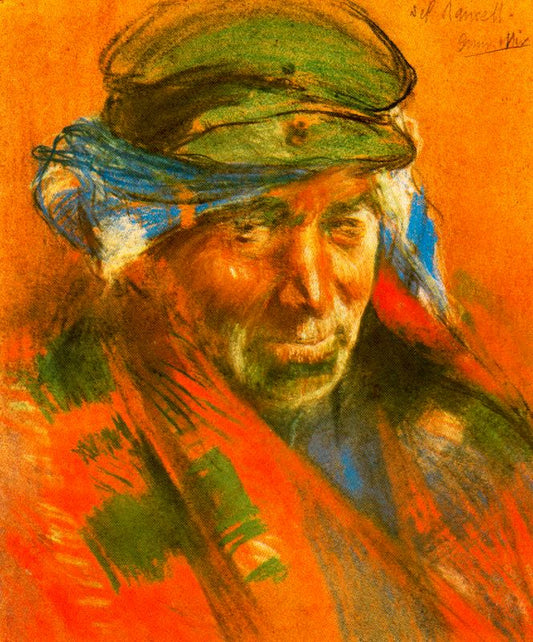 El viejo Rancell, vintage artwork by Joaquin Mir  Trinxet, 12x8" (A4) Poster