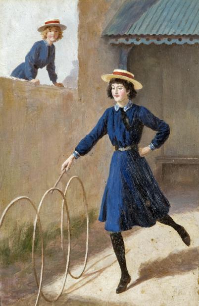 Hoops by Percy Tarrant,16x12(A3) Poster