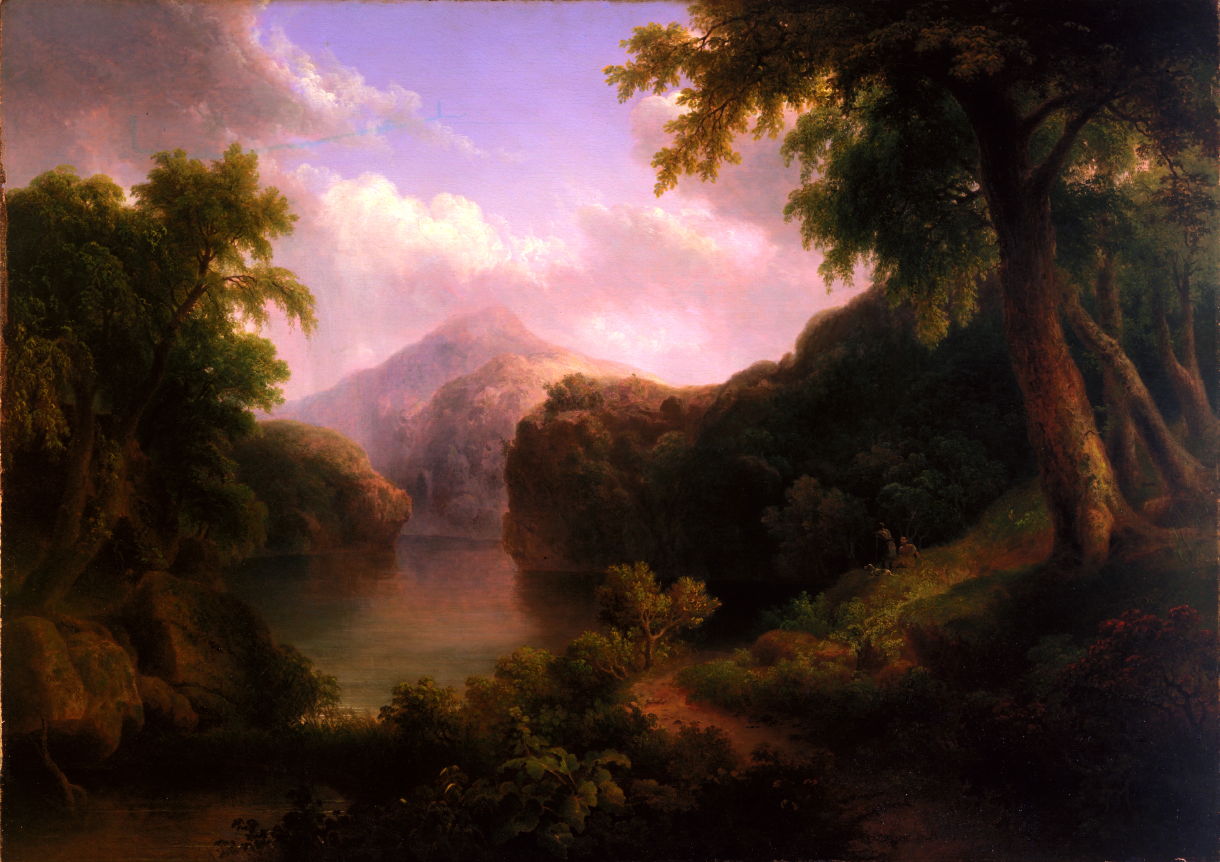 Lake of the Mountains, vintage artwork by Thomas Doughty, A3 (16x12") Poster Print