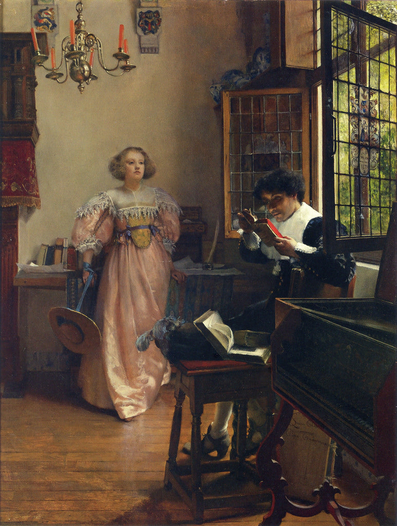 The Persistent Reader by Laura Theresa Alma-Tadema,A3(16x12")Poster