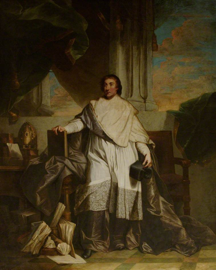 Walter de Stapeldon, vintage artwork by Rev. Matthew William Peters, 12x8" (A4) Poster