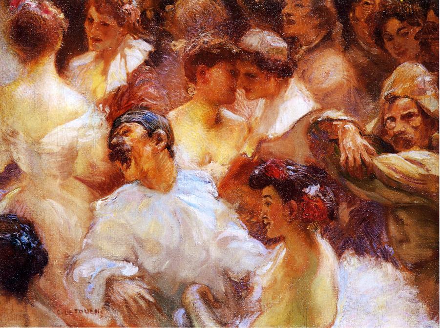 The Carnival by Gaston La Touche,A3(16x12")Poster