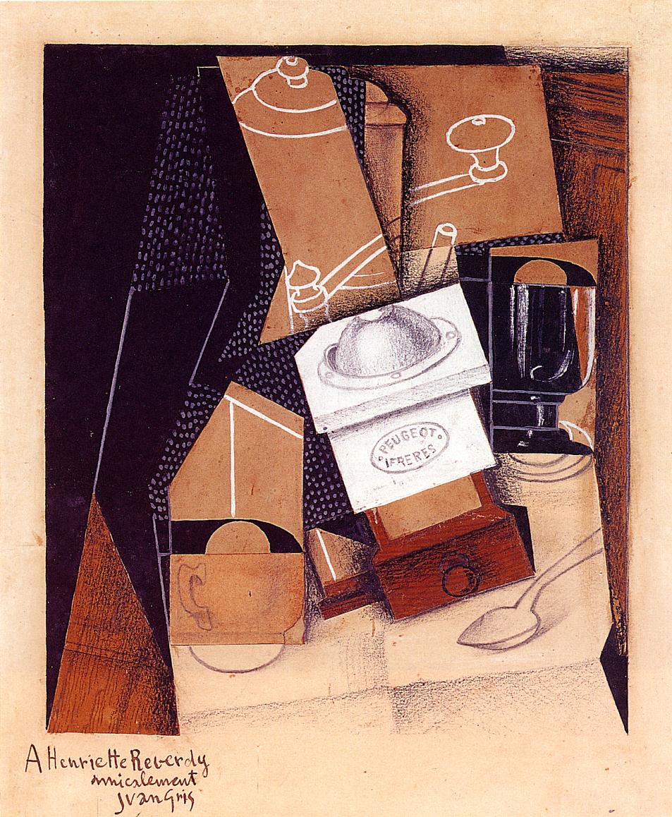The Coffee Grinder by Juan Gris,16x12(A3) Poster